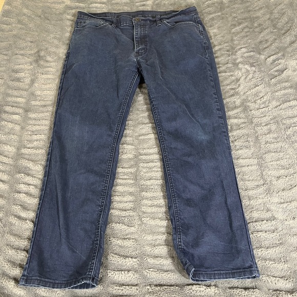Levi's Other - Levis 541 Athletic Taper Jeans Mens 38x30 Dark Blue Indigo Stretch Denim AP688